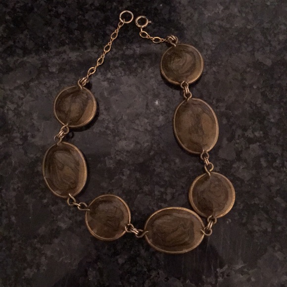 Gold Leaf in resin bracelet - Picture 4 of 7